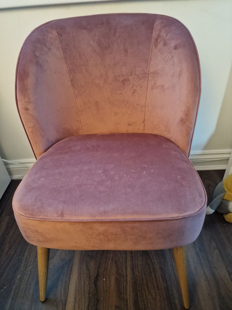 Lovely velvet bedroom chair