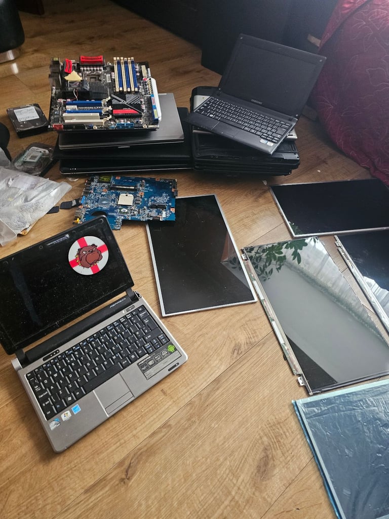 Old laptop parts