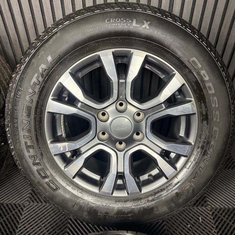 18'' GENUINE FORD RANGER GREY DC WILDTRAK ALLOY WHEELS TYRES ALLOYS