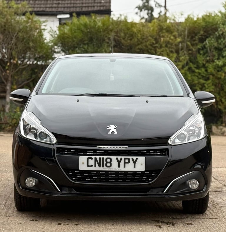 2018 Peugeot 208 1.2 PureTech Black Edition Euro 6 3dr Petrol