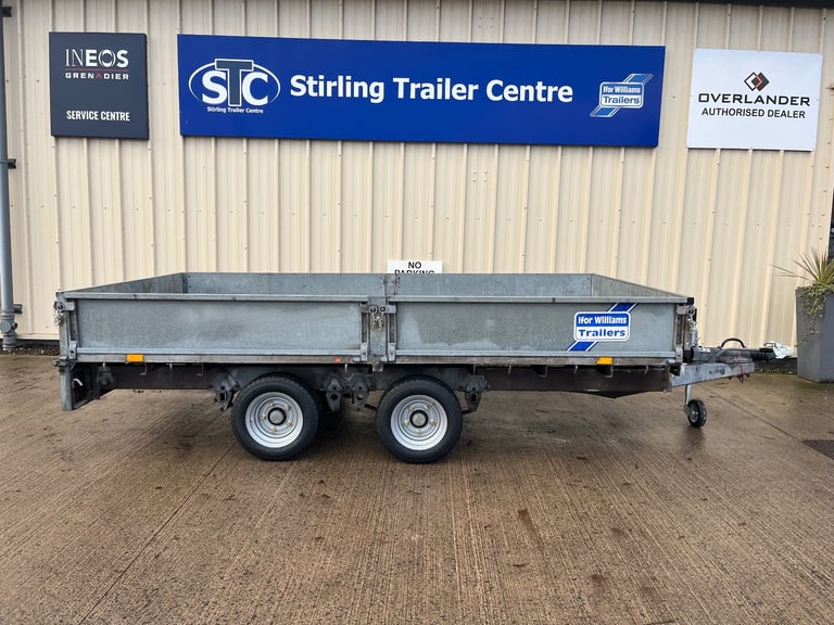 Ifor Williams LM126 12x6 flatbed trailer fully serviced 