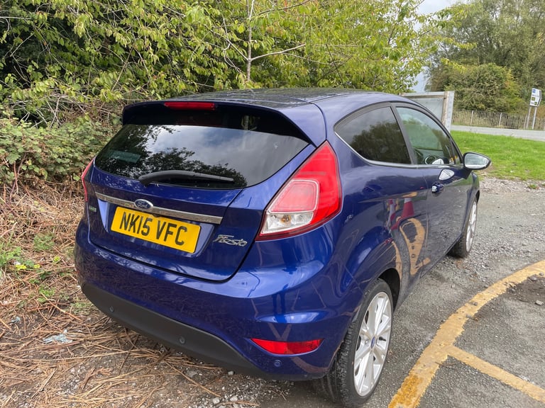 image for FORD FIESTA 1.0 E/B TITANIUM X 15 REG BLUE 3 DOOR MOT FEBRUARY 16TH 2026 TAX £20 LOW IN