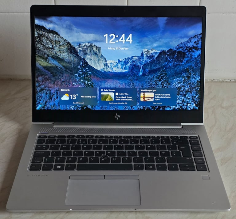 image for HP EliteBook 14 Professional Full Aluminium Laptop Very Fast 4.10GHz 16GB RAM Win 11 Office 2021