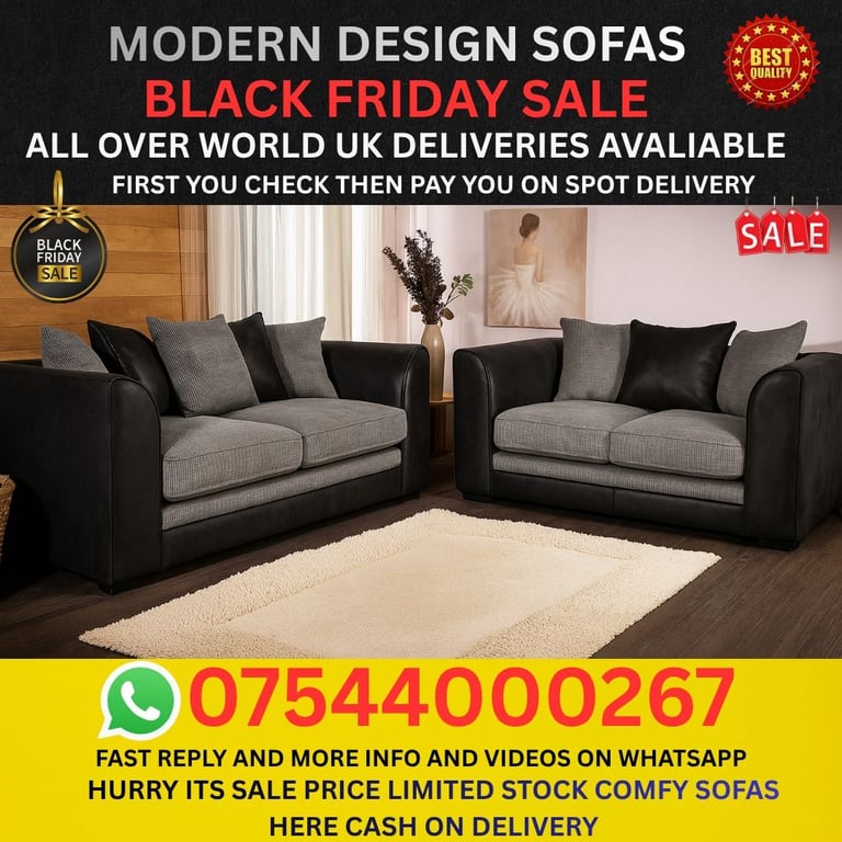 Premium Quality Sofas UK – Corner & 3+2 Sets | Free Fast Delivery