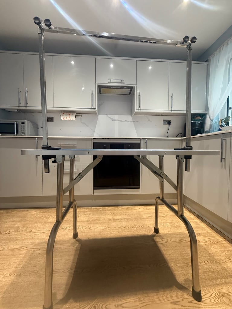 Dog grooming table 