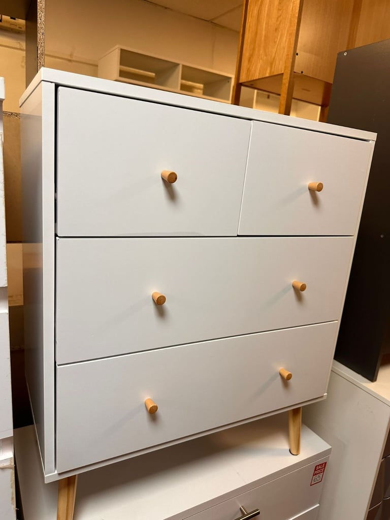 Habitat Otto 2+2 Drawer Chest - White