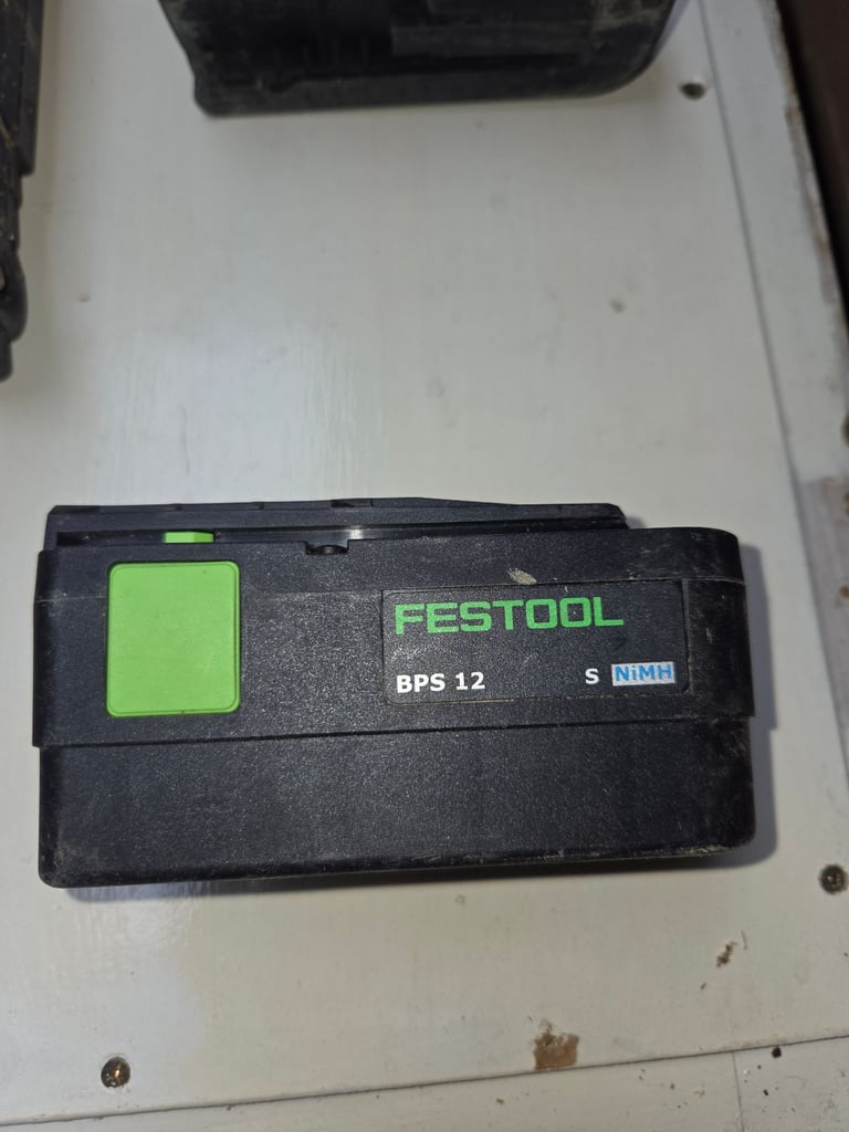 Festool C12 Cordless Drill, New battery, Charger, Attachments & Case