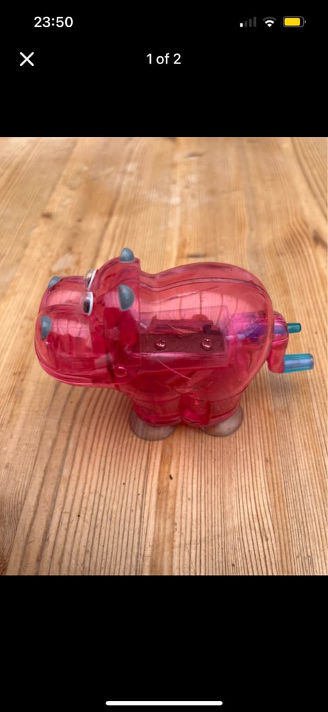 image for Hippo pencil sharpener. £2