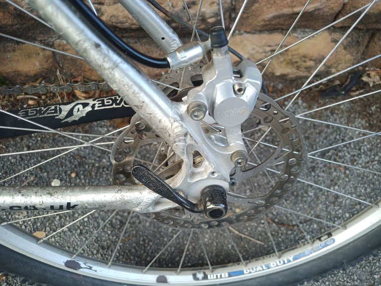Orange Gringo Silver Aluminium Hard Tail Mountain Bike Hydraulic Brakes