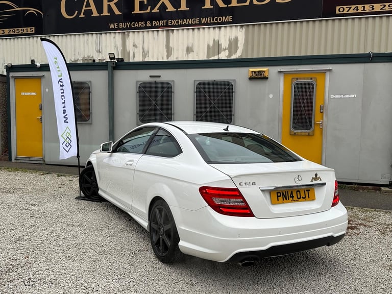 2014 Mercedes-Benz C Class 1.6 C180 AMG Sport Edition G-Tronic+ Euro 6 (s/s) 2dr COUPE Petrol Aut...
