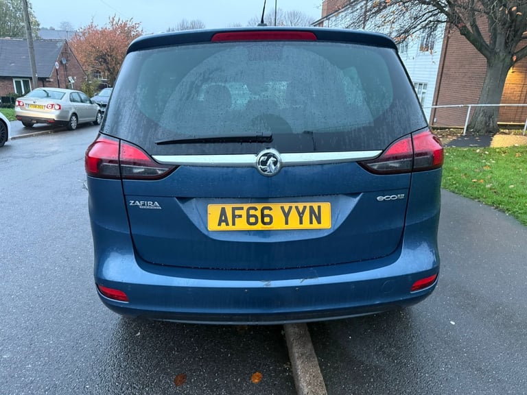 Vauxhall, ZAFIRA,  7 seats MPV, 2017, Manual, 1598 (cc), 5 door