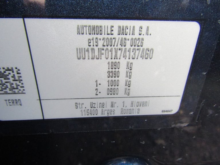  Dacia Bigster 1.2 TCe 140 EXTREME MHEV MILD HYBRID EURO 6 (s/s) LEFT HAND DRIVE  SUV Petrol Manual