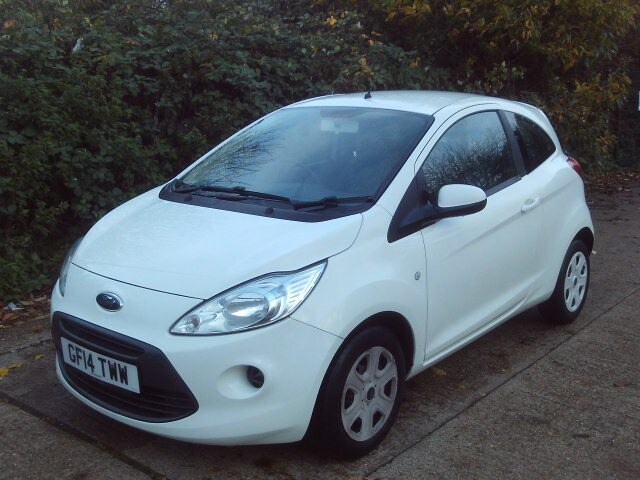 2014 Ford Ka 1.2 Edge 3dr White 49k Miles Years MOT Warranty £35 Road Tax HATCHBACK Petrol Manual
