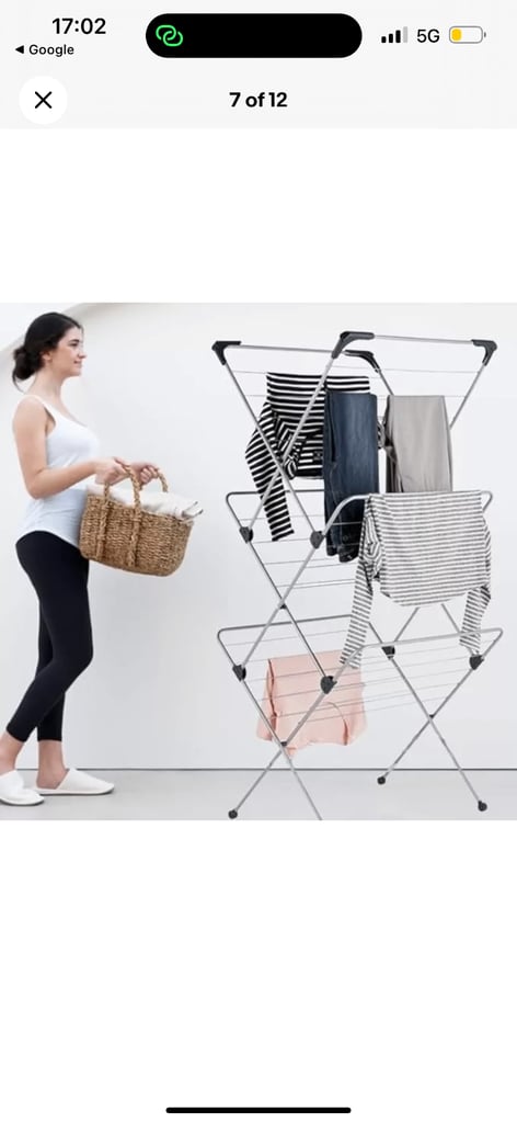 3 tier airer drying clothing rack
