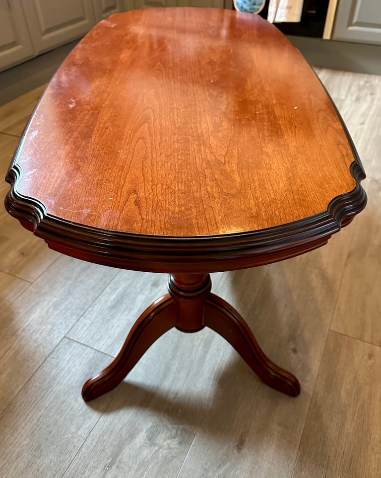 Dark wooden coffee table