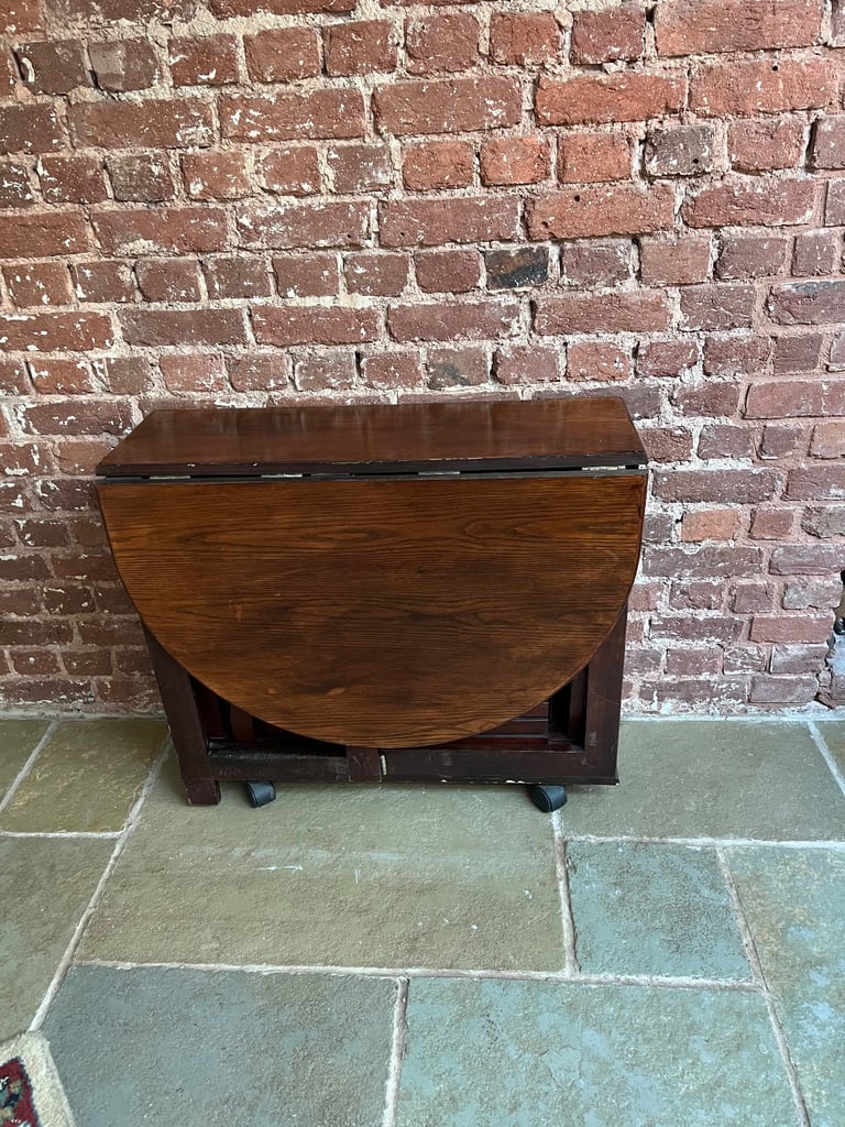 image for Folding table and 4 chairs that store inside the table