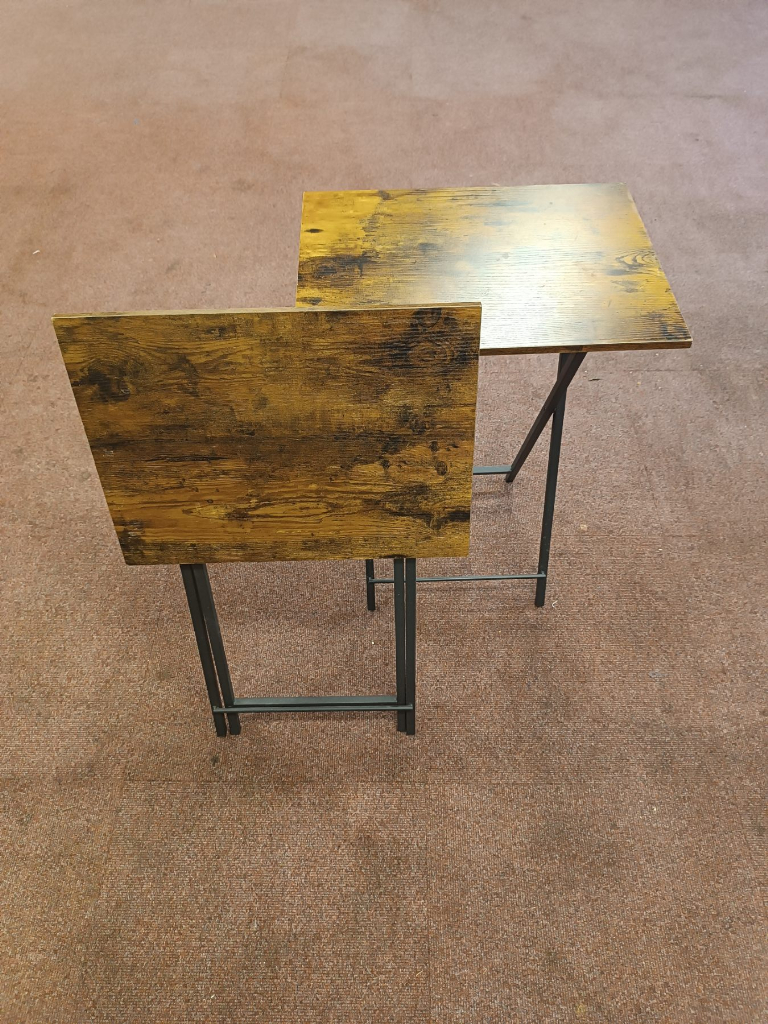 Two foldable tea/coffe tables from John Lewis