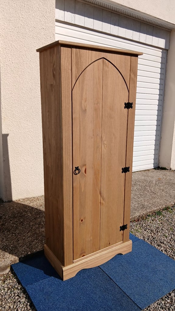 image for Vestry Cupboard in a waxed Mexican pine finish.