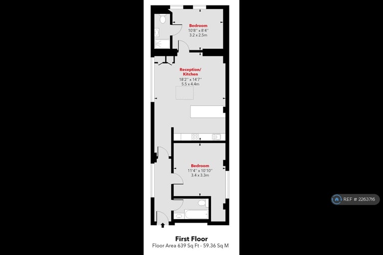 2 bedroom flat in Eden Road, London, E17 (2 bed) (#2263716)