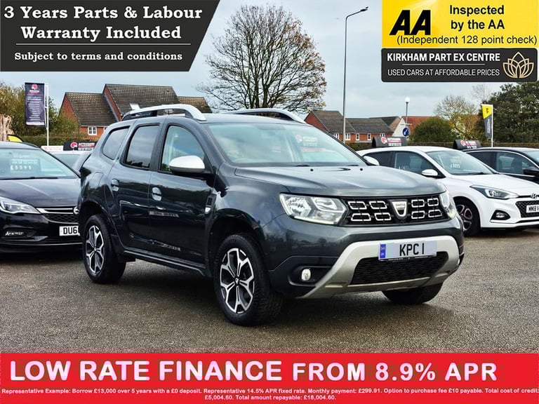 2019 Dacia Duster 1.5 Blue dCi Prestige SUV 5dr Diesel Manual Euro 6 (s/s) (115 ps) NATIONWID HAT...