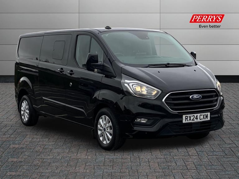 2024 Ford Transit Custom 2.0 EcoBlue 130ps Low Roof D/Cab Limited Van Crew Bus DIESEL Manual