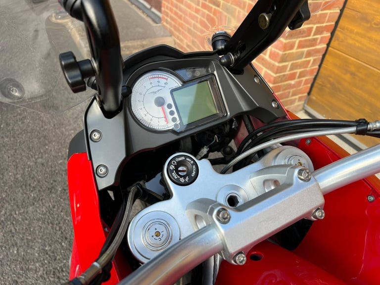 2008/08 Moto Guzzi Stelvio 1200 with 16,200m in Red