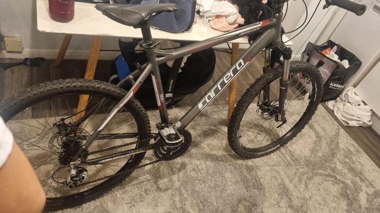 image for vengeance Carrera Bike . Could do with new back wheel  Frame size is 20" Wheel size is (26x2