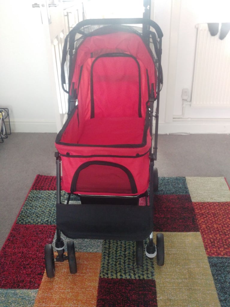 Red coloured Dog Walker/Stroller 