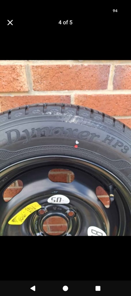 Citroen C3 2017 Space Saver Spare Wheel