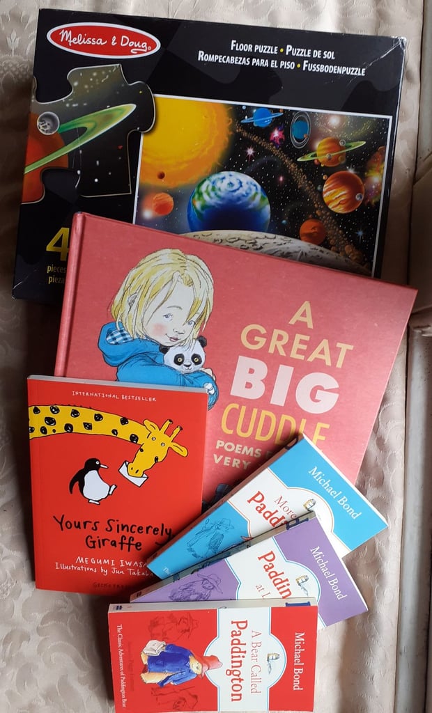 image for Solar Floor Puzzle. A Great Big Cuddle. Yours Sincerely, Giraffe. Paddington Bear.