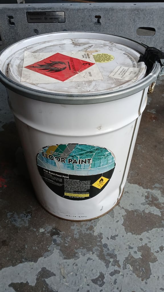 Garage Workshop Factory Unit Red High Build Floor Paint 20 Litres