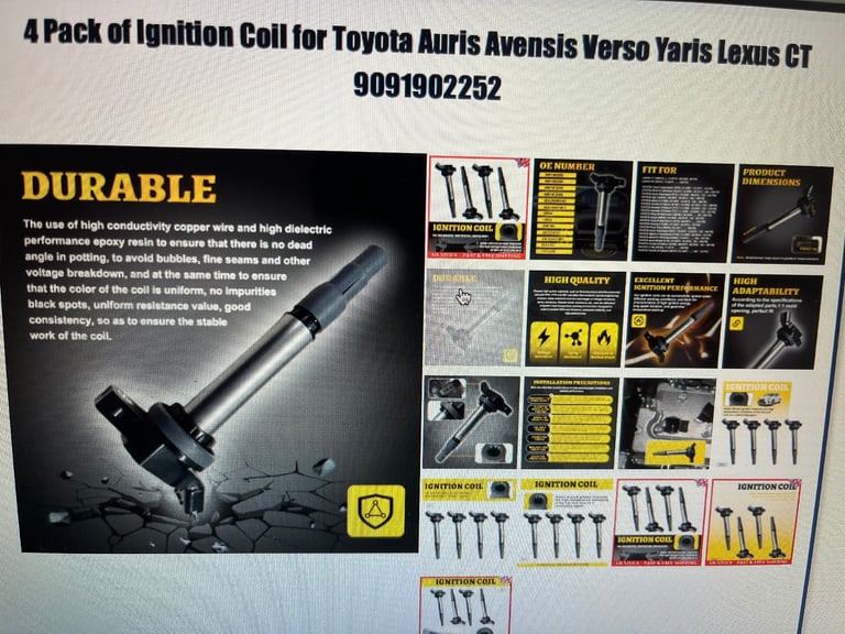 BARGAIN Four Brand new in packaging Ignition coils  Only  £160   all details below 