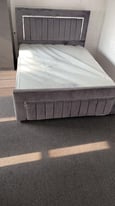Plush Velvet Cardoba Bed Double And King Size