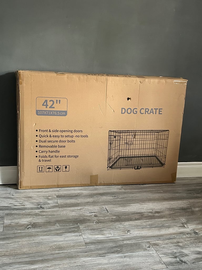 Brand new 42’’ (XL) dog crate 
