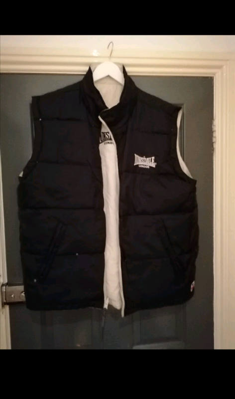 Lonsdale jacket 2 colors black and beige size XL