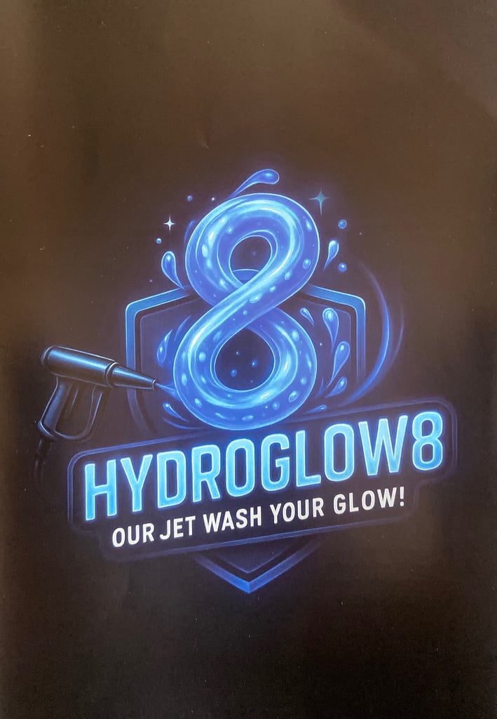 image for Hydroglow8 – Jet Wash • Caravan Valet • Wheelie Bin Clean • Driveway & Patio Cleaning