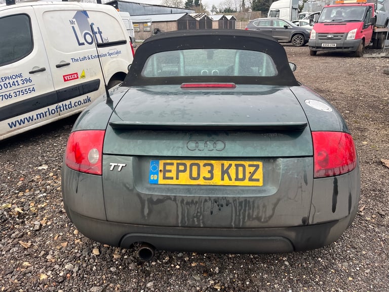 Audi tt mk1 convertible 1.8t 2003 green BREAKING FOR PARTS 