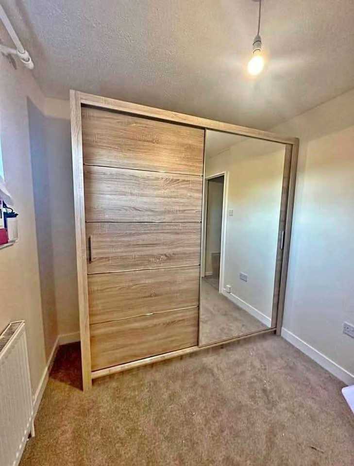 EXCLUSIVE OFFER – KENT 2/3 SLIDING WARDROBE WITH MIRRORS – CASH ON DELIVERY