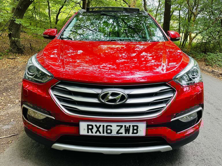 2016 Hyundai Santa Fe 2.2 Santa Fe Premium SE Blue Drive CRDi Auto 4WD 5dr SUV Diesel Automatic