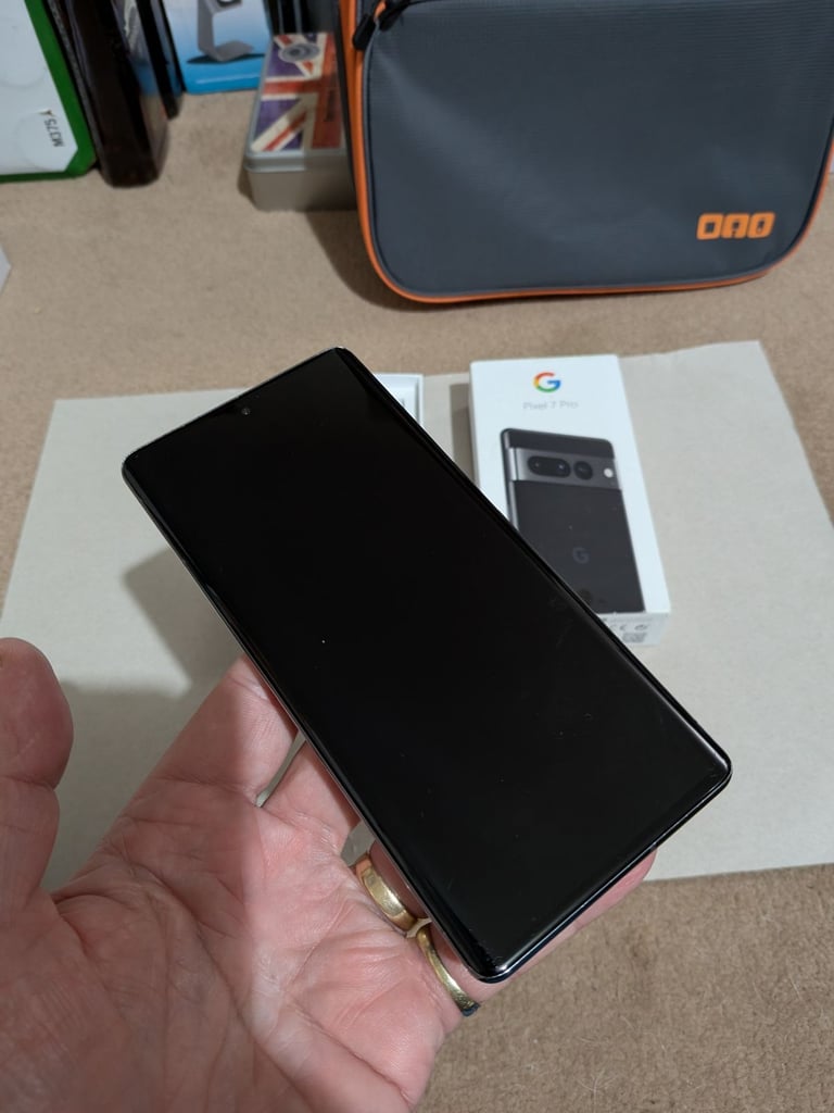 *Sold* Google Pixel 7 Pro 128gb Black Unlocked Mobile Phone
