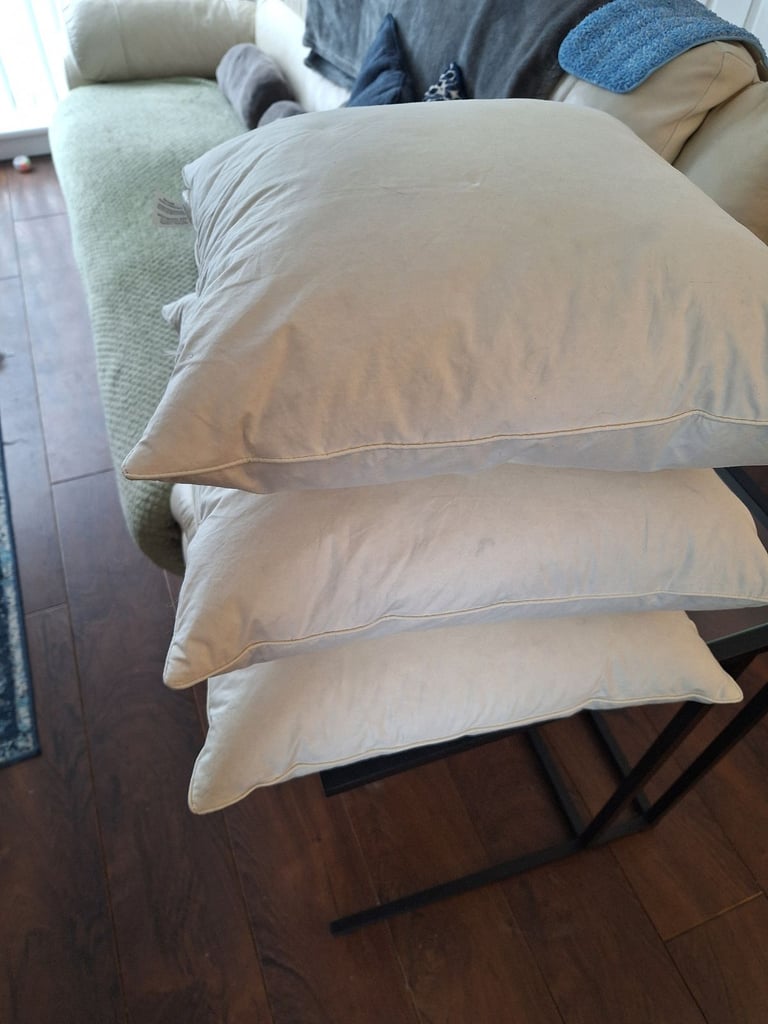 3x cushion inserts - duck feather and down