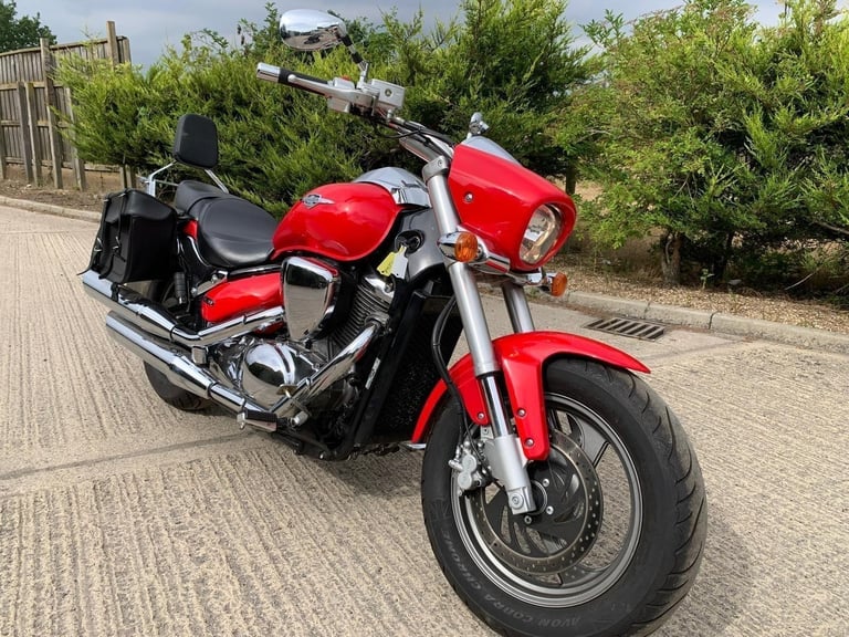 2015 15 SUZUKI VZ 800 L4 INTRUDER RED VZ800 VL800 XVS CLASSIC CUSTOM CRUISER 6k