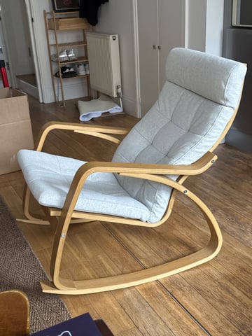 Living Room Used Poang Chair IKEA POÄNG ROCKING CHAIR In Hackney