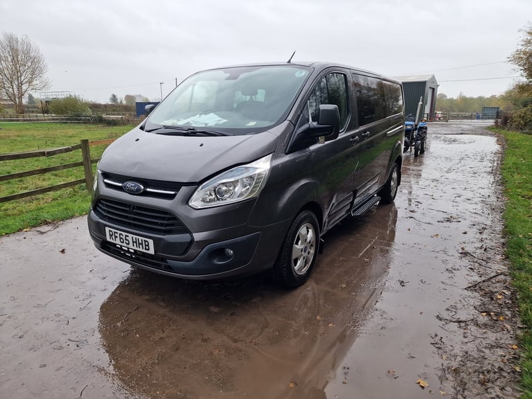 image for 2015 Ford Transit Custom Grey LWB Crew Cab  Spares Repairs  LTD Top Spec