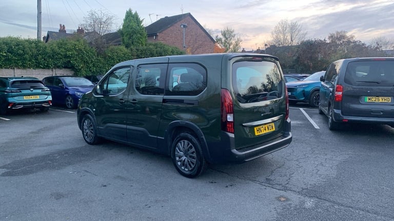 2024 Peugeot Rifter 52kWh Allure Long MPV 5dr Electric Auto (7.4kW Charger) (136 ps) MPV Electric...