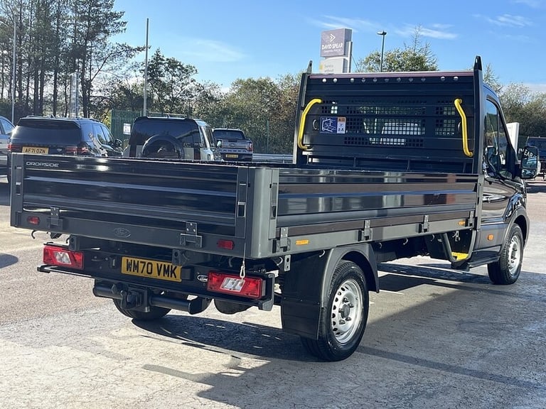 2021 Ford Transit TDCI 130ps 350 12ft 3.6m Dropside Leader with Low Miles Dropside Diesel Manual