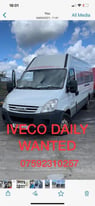 WANTED IVECO DAILY VANS