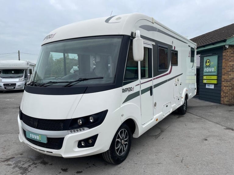 Rapido 8066df 4 Berth 4 Belt Rear Garage Fixed Singles Drop Down Bed Motorhome