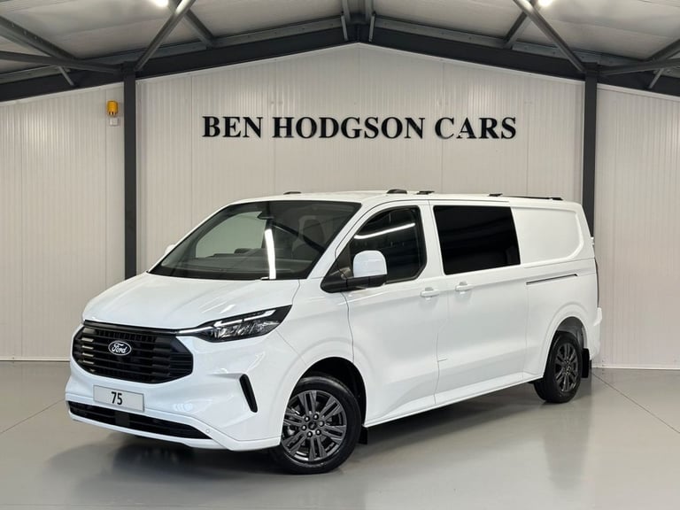 image for 2025 75 FORD TRANSIT CUSTOM 2.0 320 ECOBLUE LIMITED CREW VAN DOUBLE CAB 5DR DIES