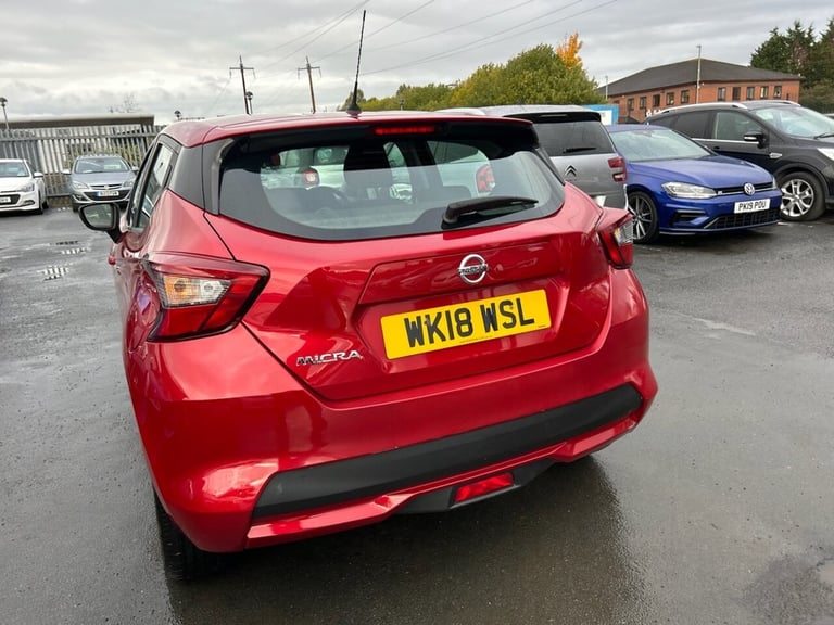 2018 Nissan Micra 0.9 Petrol (IG-T), Acenta Edition, Hatchback, 5 Door, Manual, Euro 6. Hatchback...